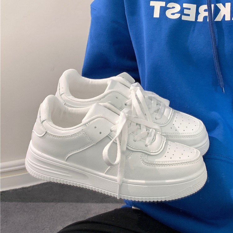 Vans Shoes Old Skool - Женские белые кроссовки на платформе: легкие,