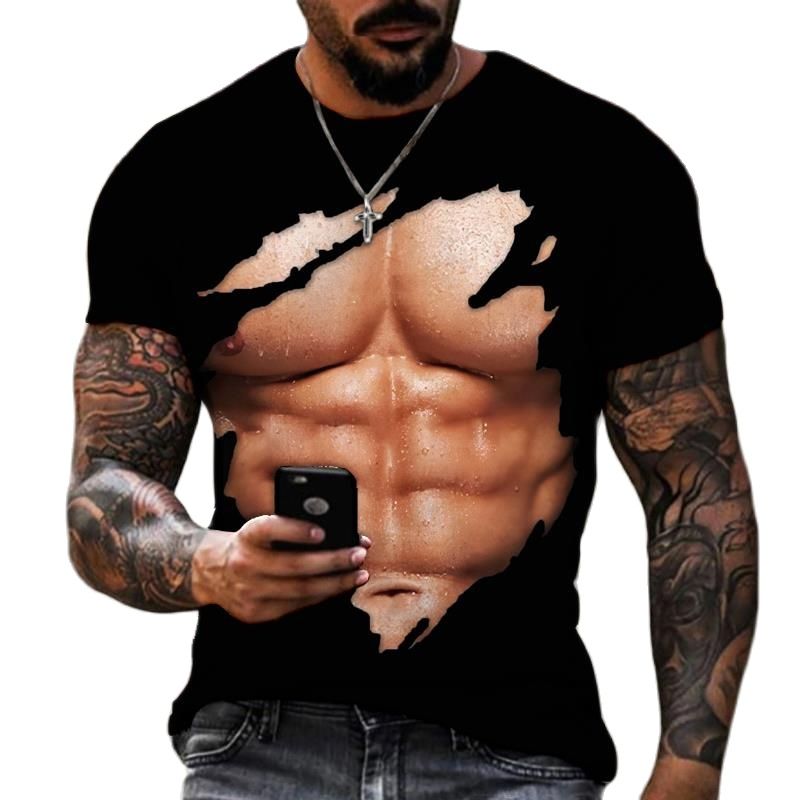 Street Fashion For Short Guys - Футболка мужская с 3D-принтом, модная повседневная,
