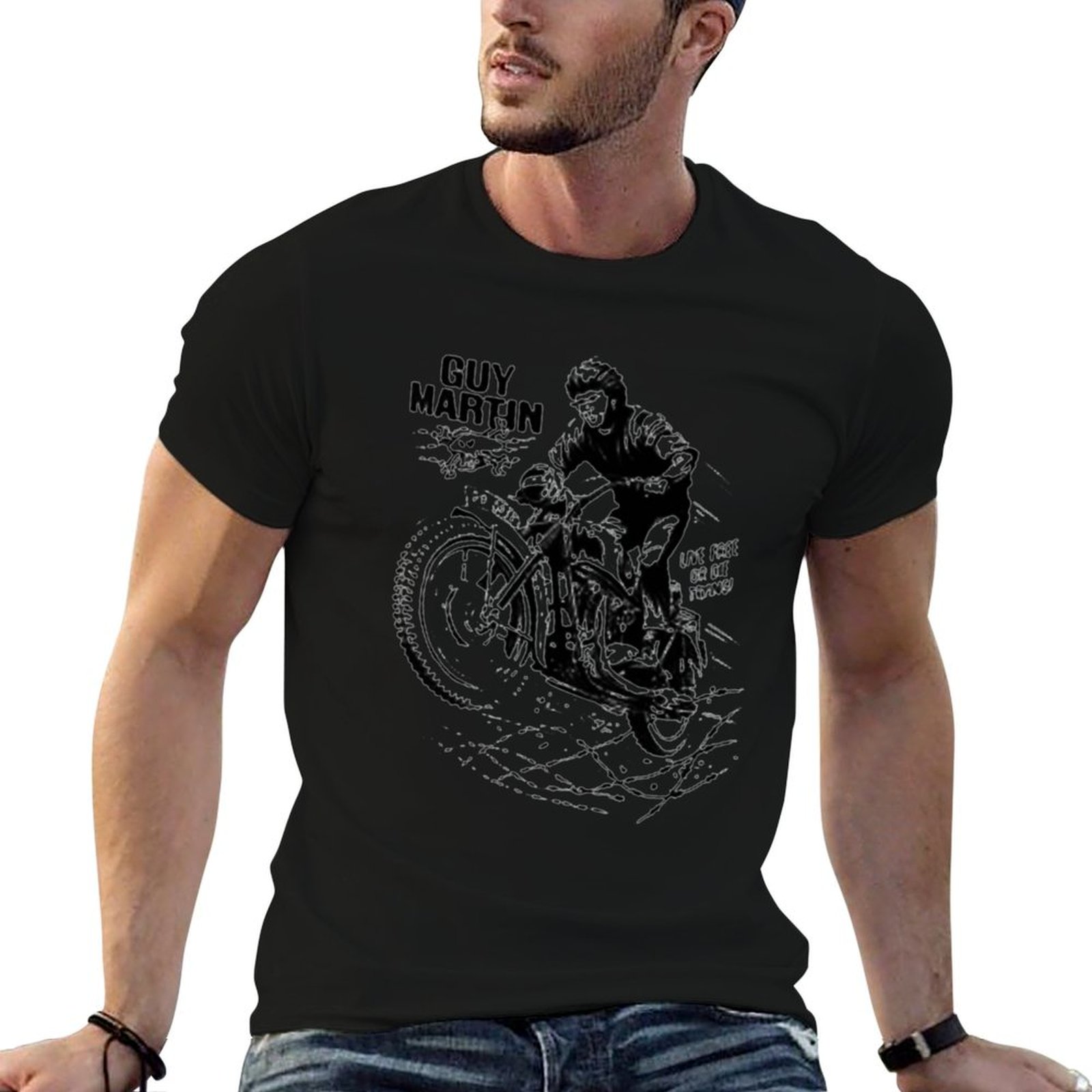 Street Fashion For Short Guys - Футболка Guy Martin The Legendary Isle