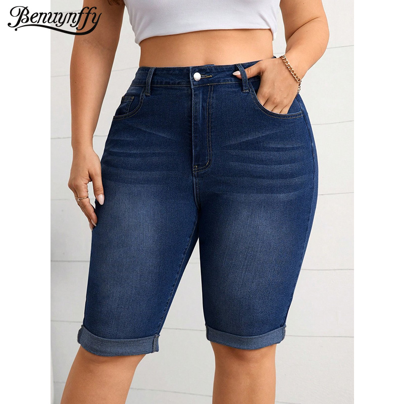 Street Fashion Jeans Women - Джинсы-карандаш Benuynffy Plus Size в винтажном