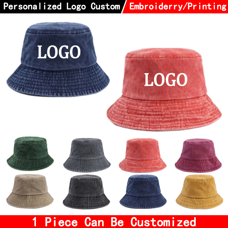Baseball Cap Fitted - Джинсовая панама с индивидуальным логотипом, модная