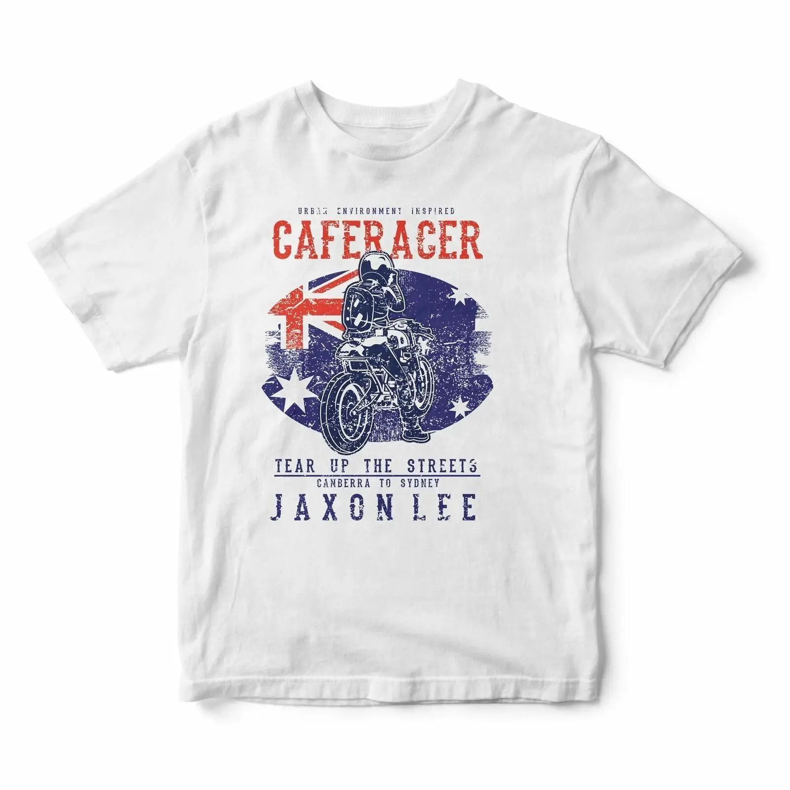 Street Fashion Australia - Винтажная футболка в стиле Cafe Racer