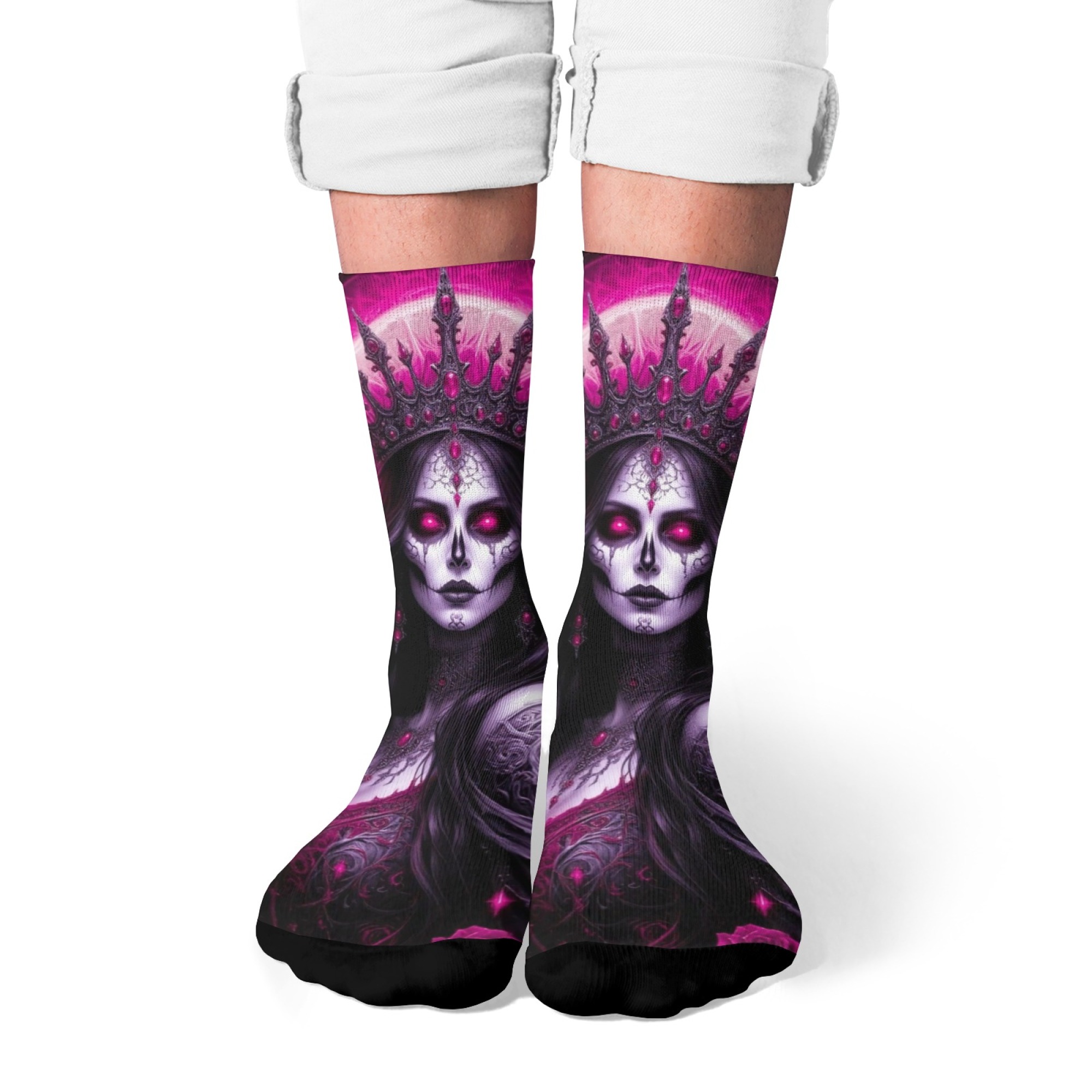 Носки в стиле Dark Gothic Art  – обзор и цена Queen Street Fashion
