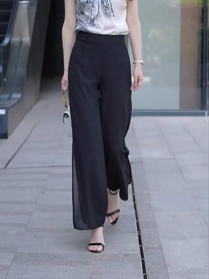 Однотонные черные свободные бр – обзор и цена Fashion Street Yoga