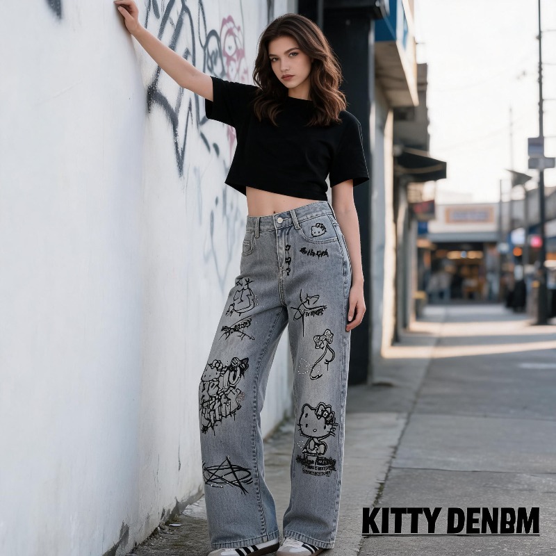 Модные женские джинсы в стиле  – обзор и цена Street Fashion Jeans Women