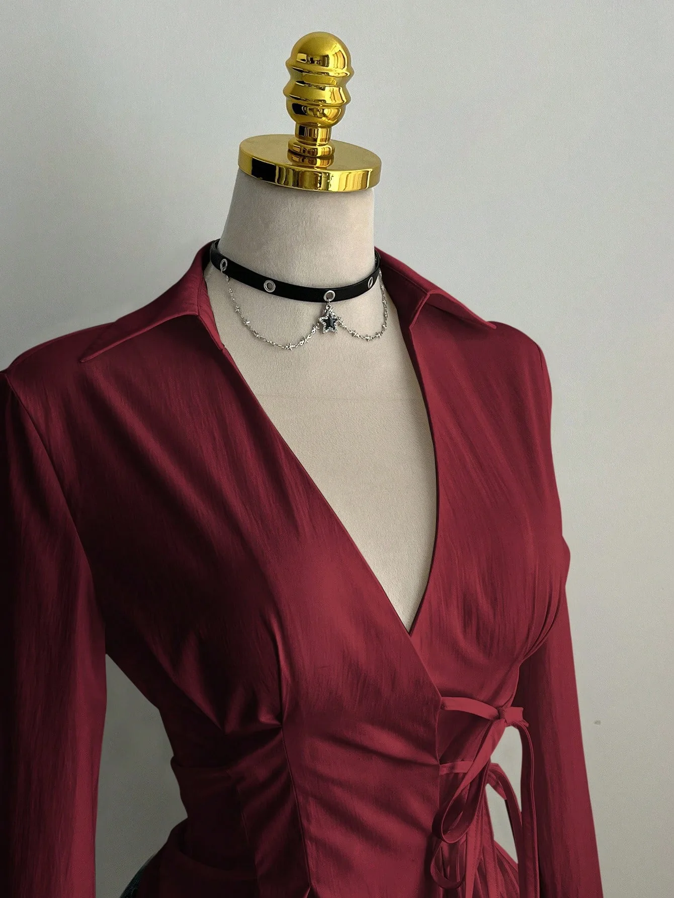 Модные блузки с длинными рукав – обзор и цена Street Fashion Necklace