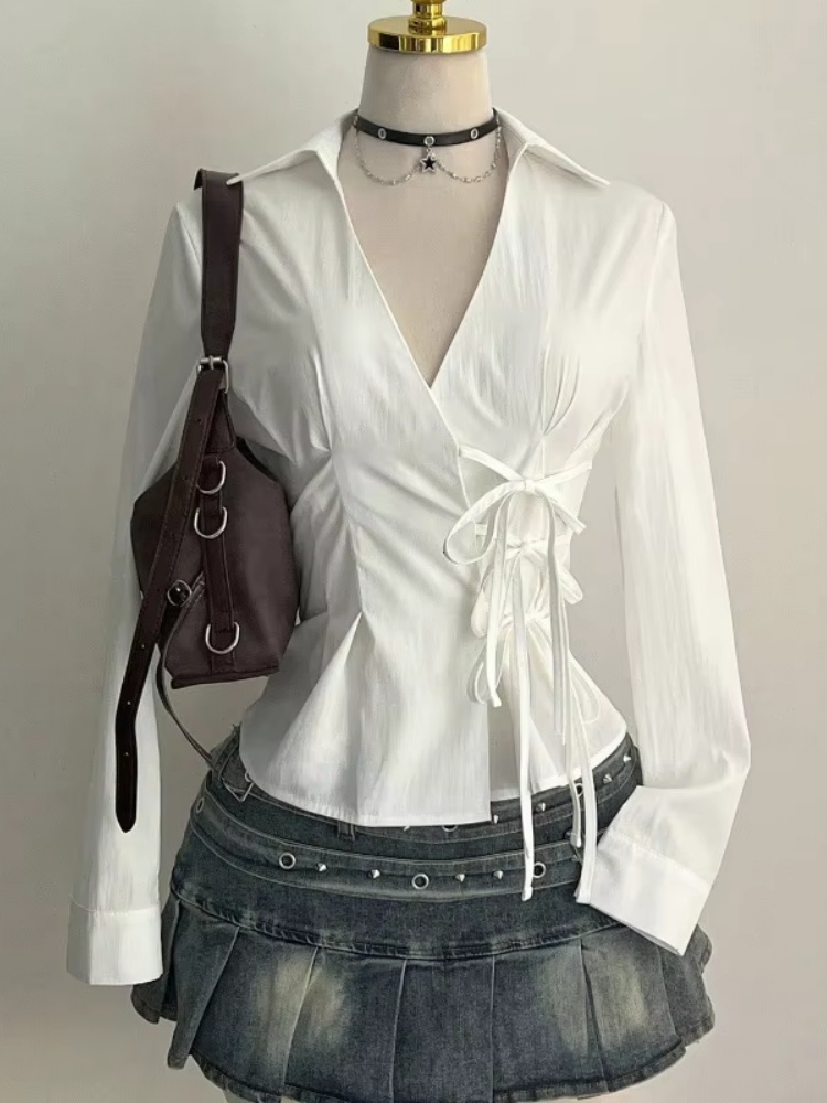 Модные блузки с длинными рукав – обзор и цена Street Fashion Necklace