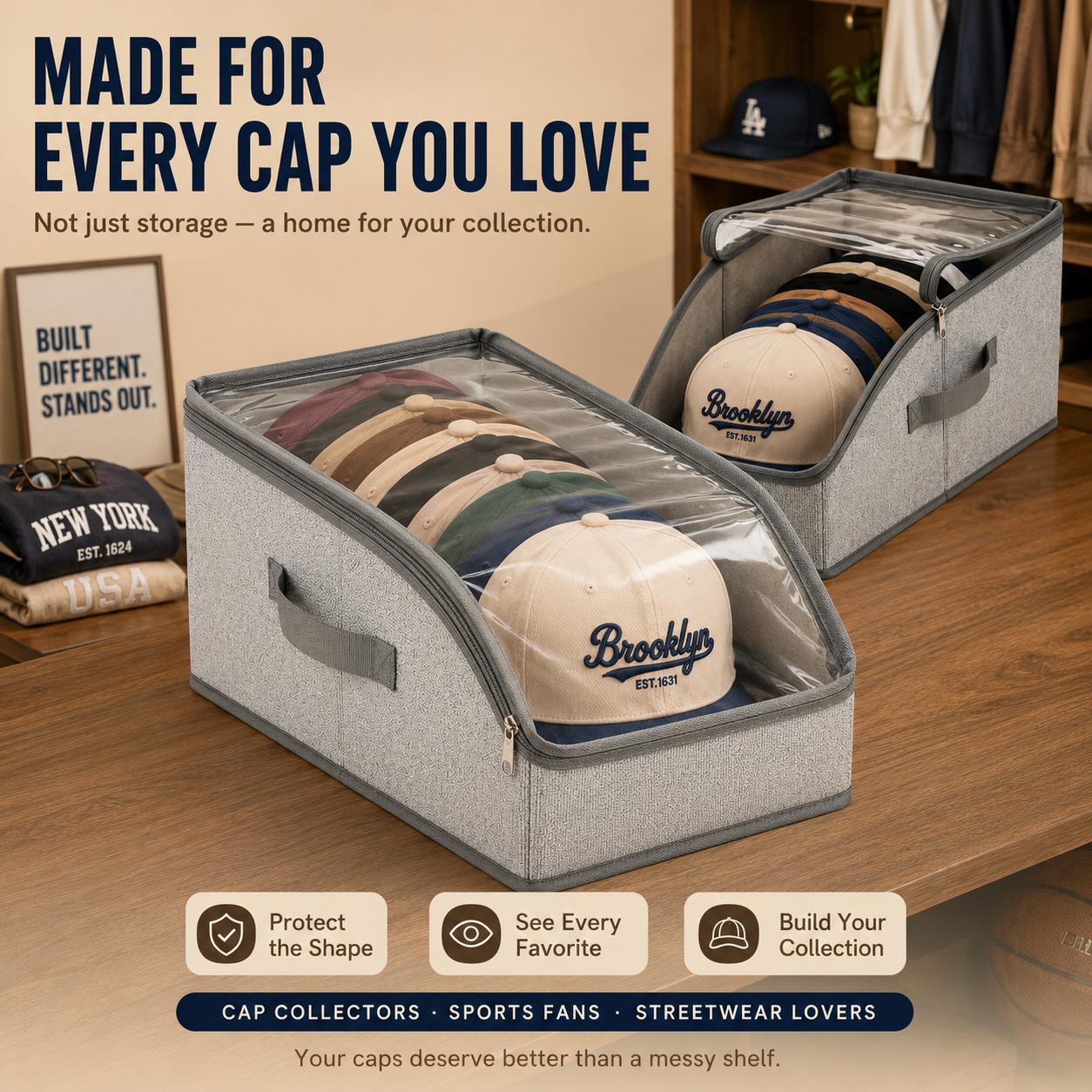 Органайзер для бейсболок с про – обзор и цена Baseball Cap Fitted